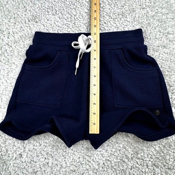 Buffbunny High Waisted Navy Blue Sweatshorts Womens XS - Picture 6 of 7